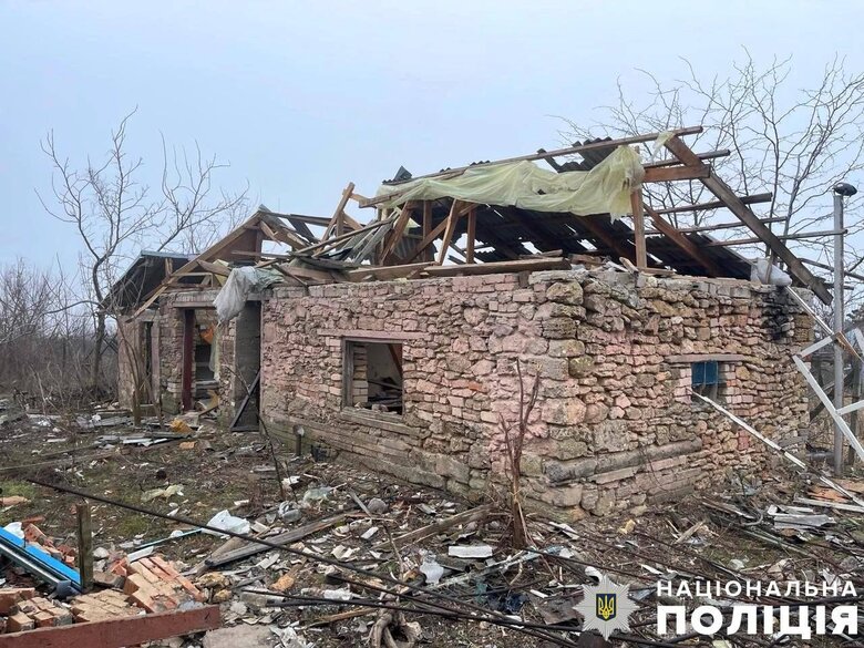 Наслідки обстрілу Херсонщини
