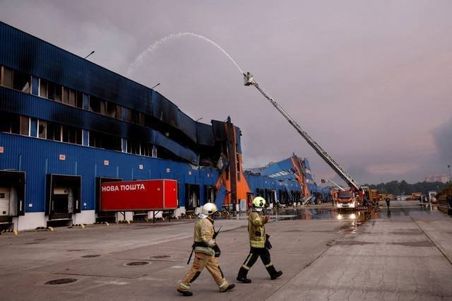 A Rozetka store in Brovary has been destroyed