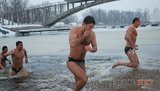 Ukrainians Celebrate Epiphany by Traditional Swimming in Ice Cold Water. PHOTOS