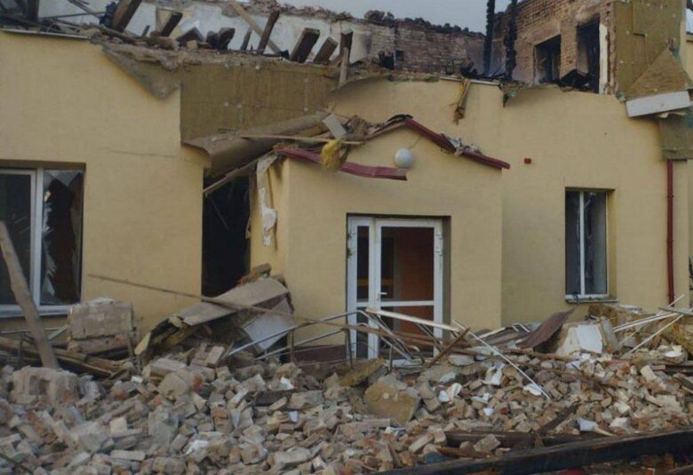 Последствия обстрелов Днепропетровской области