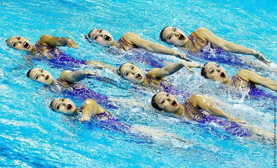 плавание синхронное