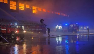 Russia has destroyed Epicentr’s last major logistics centre: 85 per cent of goods have been burnt in Khmelnytskyi. PHOTO