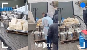 Приватний підрядник зірвав шкільне харчування у Миколаєві: їжу готували під дощем на вулиці (доповнено). ВIДЕО