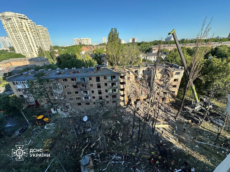 наслідки удару по Києву