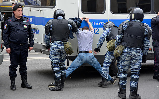 Moscow police brutally dispersed opposition demonstration 26 Moscow police brutally dispersed opposition demonstration 26