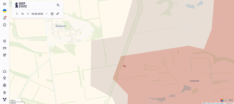 Bilytske map
