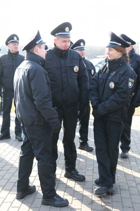 чернигов полиция присяга патрульная патрульные