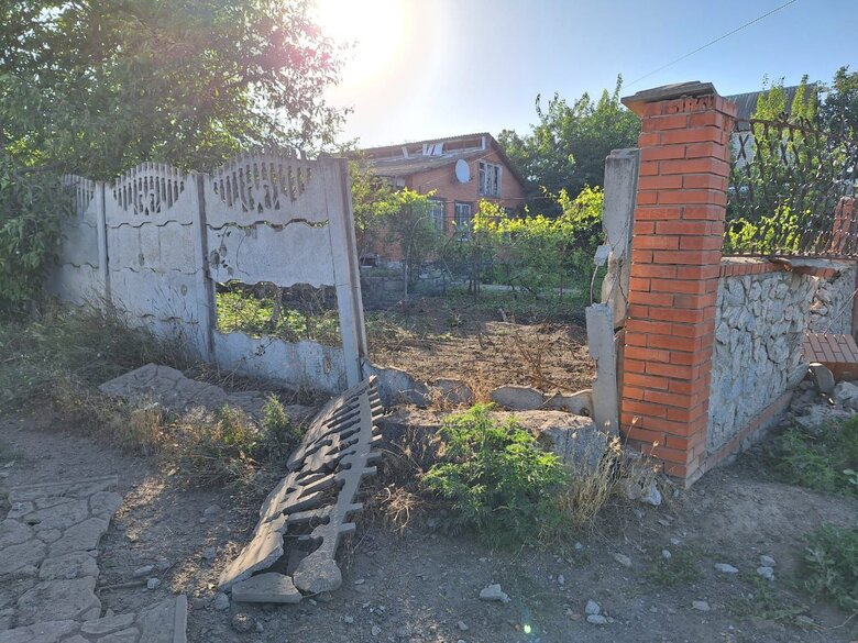 наслідки обстрілу Нікополя