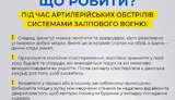 Как вести себя во время обстрелов. ИНФОГРАФИКА от СБУ
