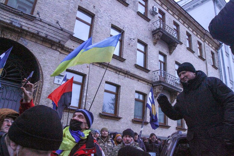 Хода на підтримку Порошенка з-під Печерського суду до Офісу Зеленського 26