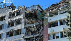 In Mykolaiv, rashysts hit hotel, - Mayor Senkovych. PHOTOS