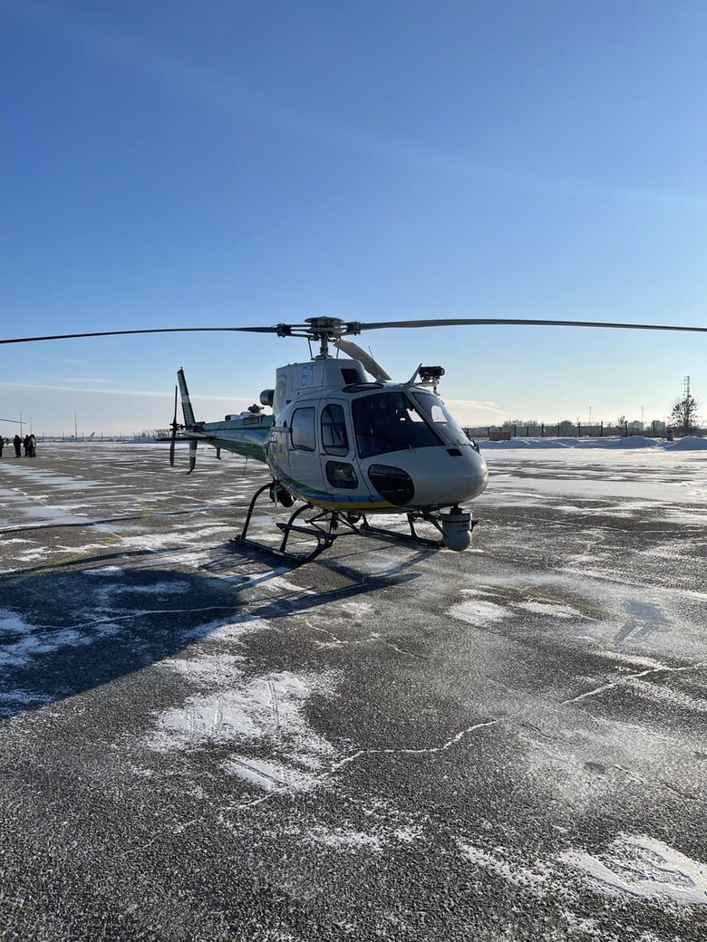 Прикордонники Харківщини отримали два нові французські гвинтокрили AIRBUS H125 01