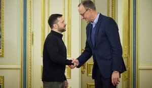 Merz to Zelenskyy: By limiting range, we are forcing you to fight with one hand behind your back