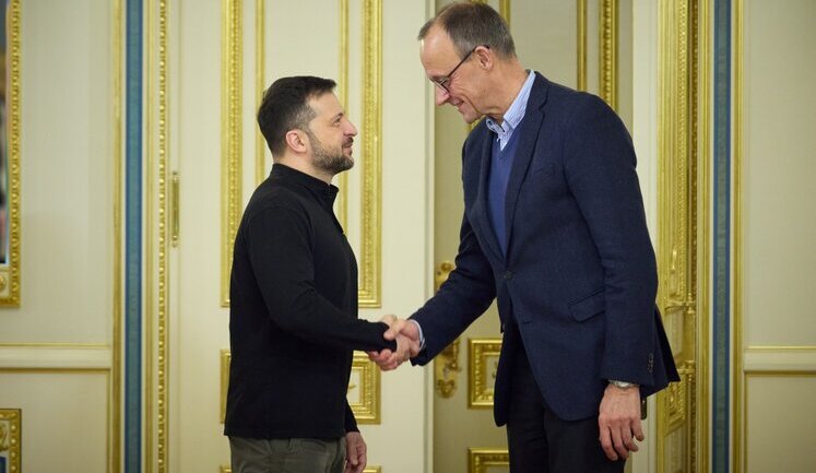 Merz to Zelenskyy: By limiting range, we are forcing you to fight with one hand behind your back