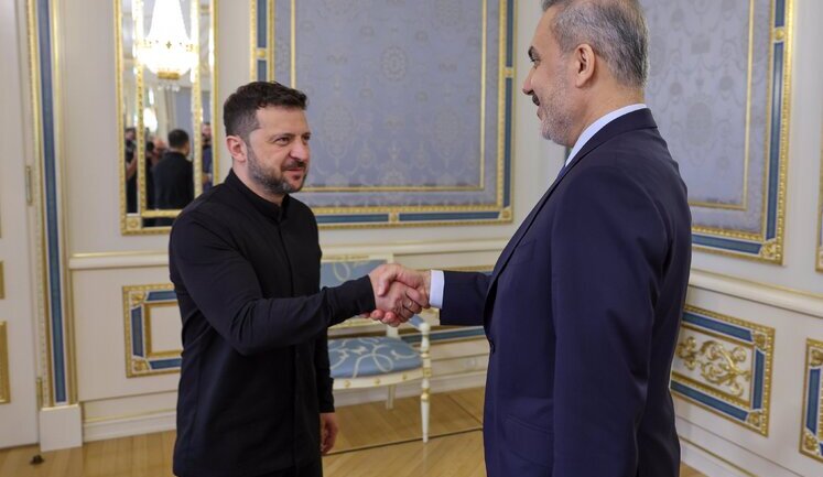 Zelenskyy meets with Turkish Foreign Minister Fidan. PHOTOS