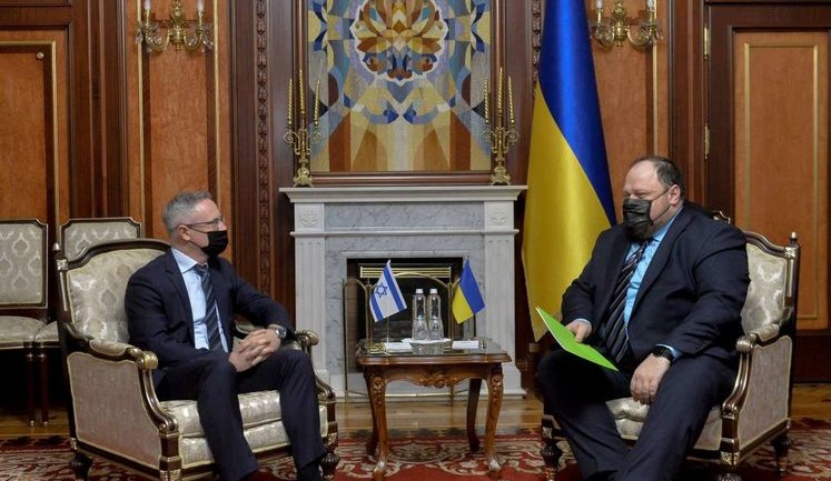 Стефанчук попросив посла Ізраїлю Бродського присвоїти звання праведників світу Шептицькому та Ковчу