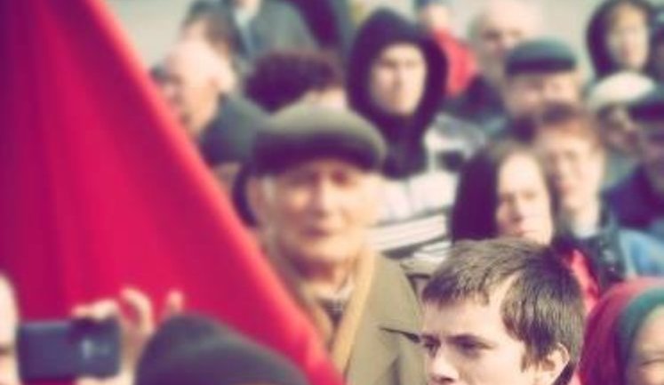 Один из "борцов за стипендию" Стас Сергиенко агитирует за КПУ и дружит с террористами, - волонтер Дейнега. ФОТОрепортаж