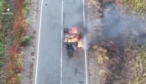 Пограничники уничтожили 3 автомобиля с РЭБ на юге. ВИДЕО