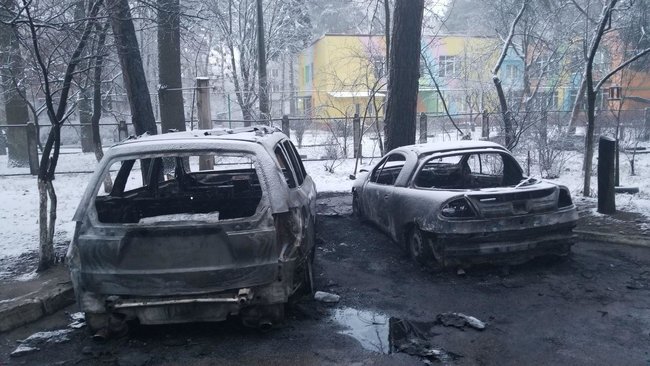 Депутату Ірпінської міськради Слюсаренку спалили автомобіль у Коцюбинському 02 Депутату Ірпінської міськради Слюсаренку спалили автомобіль у Коцюбинському 02