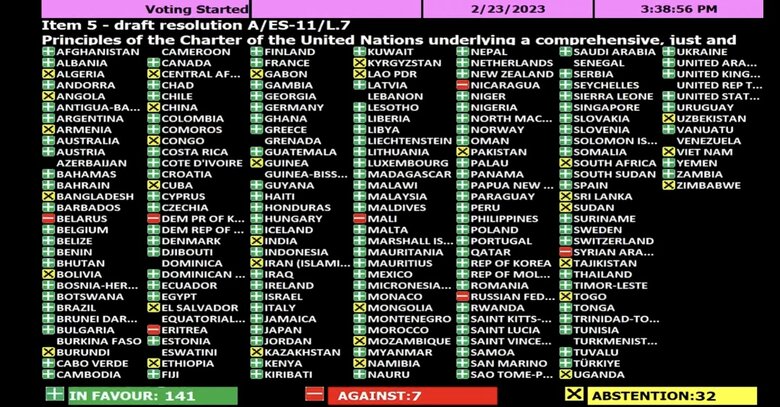 UN General Assembly supports resolution with Ukrainian peace formula 01