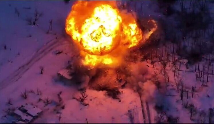 Our soldiers repelled Russian assault and destroyed three tanks, BMP-2, MTLB, mortar and three enemy dugouts. VIDEO