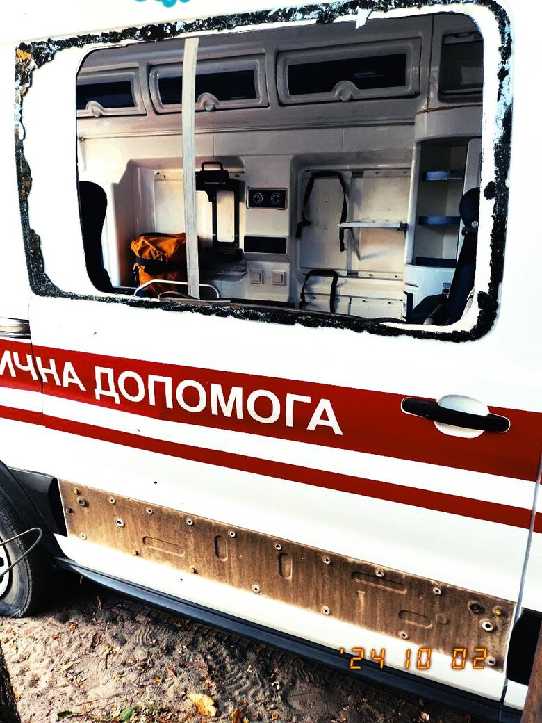На Харківщині внаслідок російського обстрілу пошкоджено 4 авто 