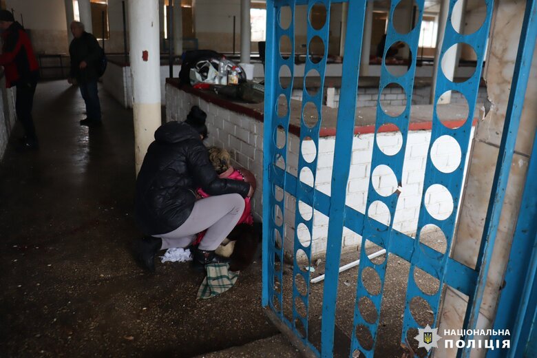 Наслідки обстрілу Вовчанська