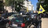 Owners of foreign-registered cars continue protesting in downtown Kyiv, block several streets in government quarter. PHOTOS