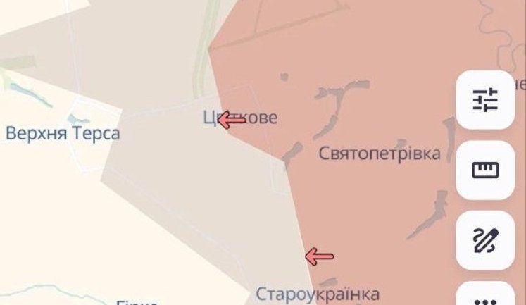 Окупанти просунулися поблизу Цвіткового на Запоріжжі, - DeepState. МАПА