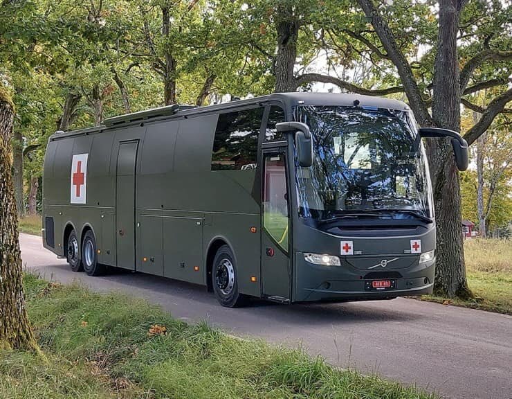 військові медичні автобуси від Норвегії для ДПСУ та НГУ