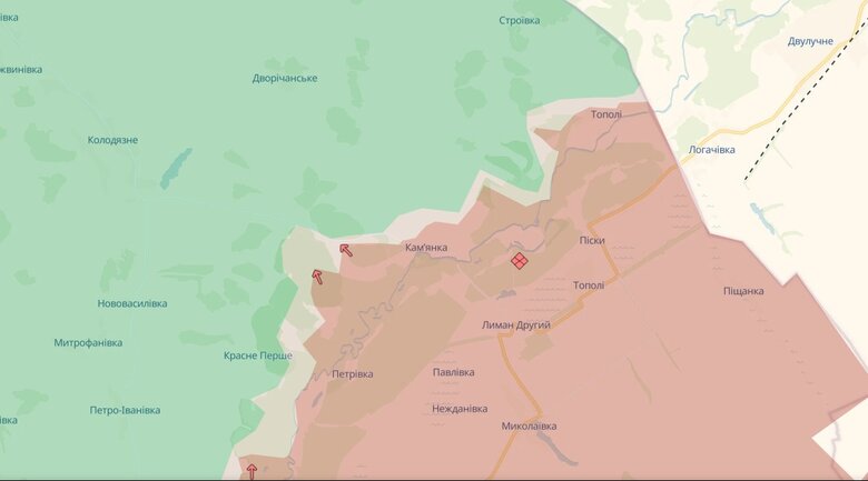 Ворог просунувся біля Кам’янки