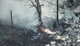 рештки окупанта вздовж загорожі