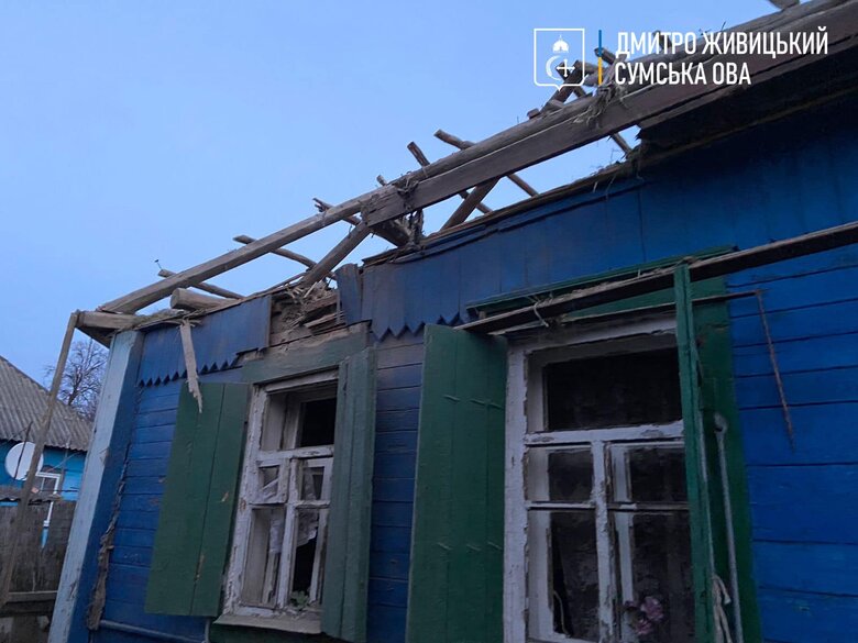 Рашисты обстреляли Ворожбянскую громаду на Сумщине 01