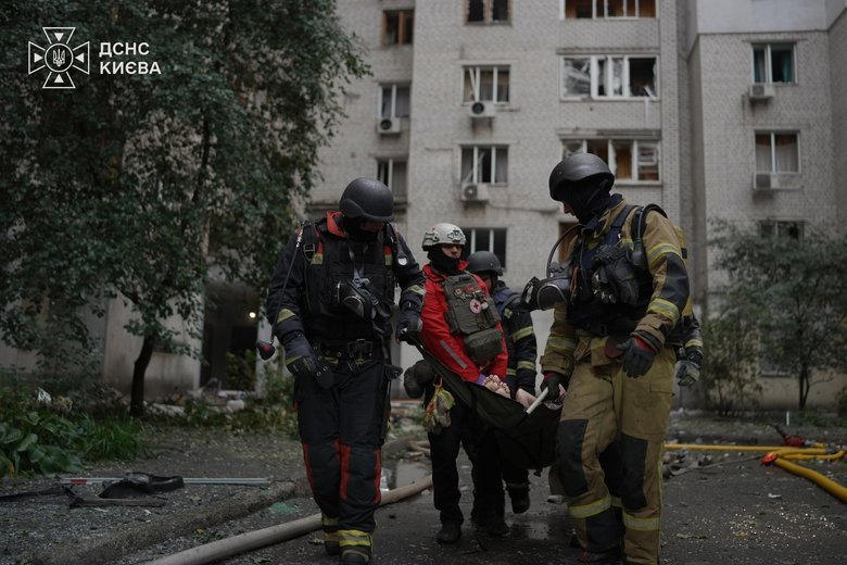 Since last night, Kyiv has been attacked by strike UAVs.