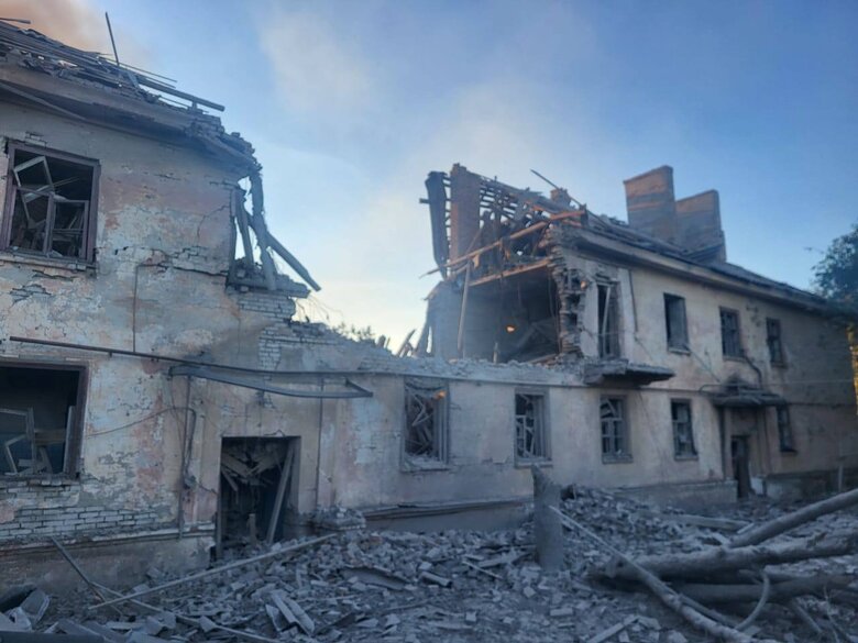 наслідки обстрілу Куп'янська