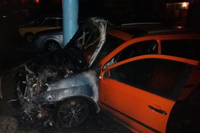 пожар харьков автомобиль