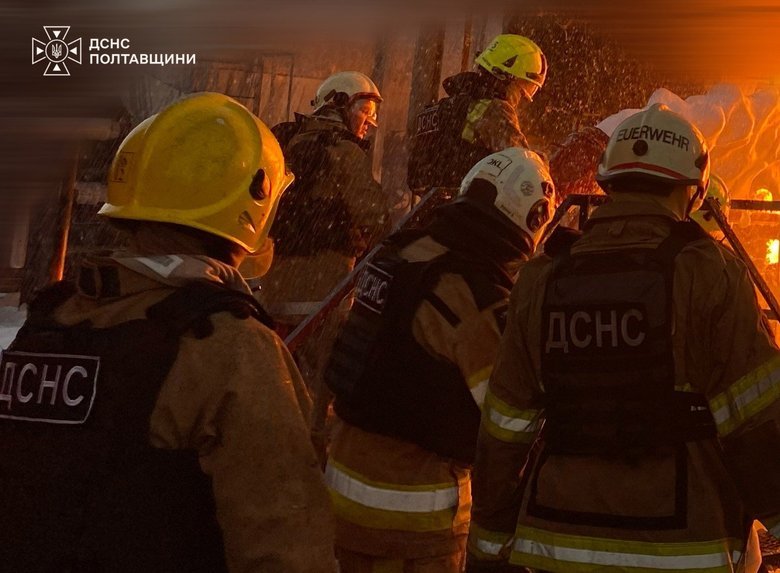 Атака РФ на промисловий об’єкт на Полтавщині