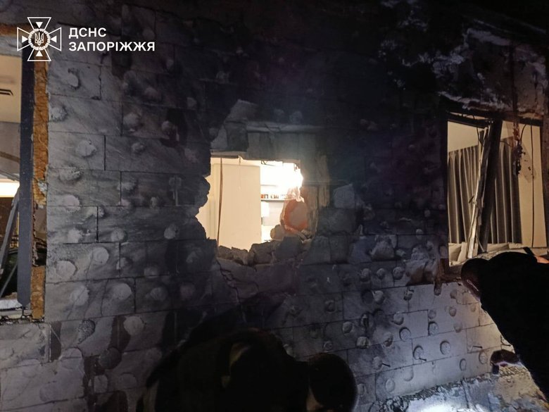 Запорожье под обстрелом