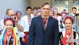 Олимпийский чемпион из Крыма Александр Усик на Дне независимости во Львове. ФОТО