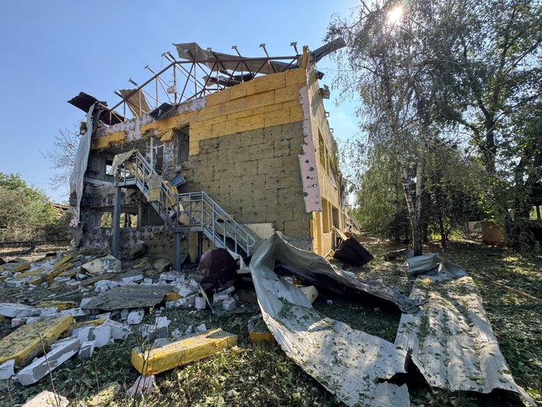 Attacks on Kostiantynivka on 8 July