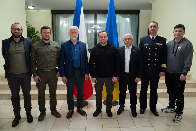 Czech President Petr Pavel arrives in Ukraine