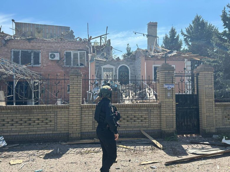 Russia dropped aerial bombs on the village of Oleksandro-Kalinove
