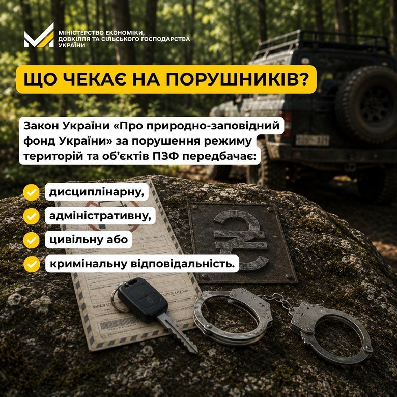 Мінекономіки посилює контроль за джипінгом у заповідниках
