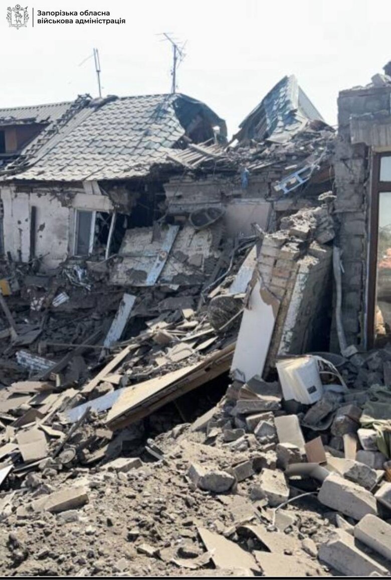 Запоріжжя після обстрілу