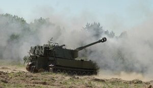 Полученные от Норвегии самоходные гаубицы М109А3 уже на передовой, - Залужный. ФОТОрепортаж