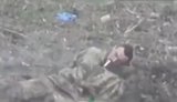 Бойцы 68-й бригады опубликовали кадры неудачного побега оккупанта с сигаретой во рту