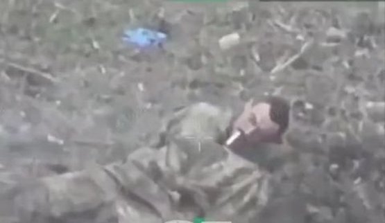 Soldiers of the 68th Brigade have published footage of an occupier’s failed escape with a cigarette in his mouth