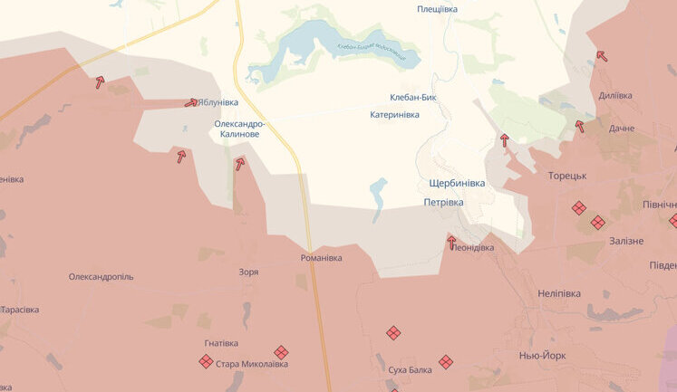 Ruscists have advanced near Voskresenka, Zelenyi Hai and Yablunivka in Donetsk region, - DeepState. MAP