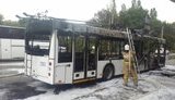пожар симферополь троллейбус