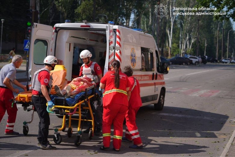 обстріл Запоріжжя